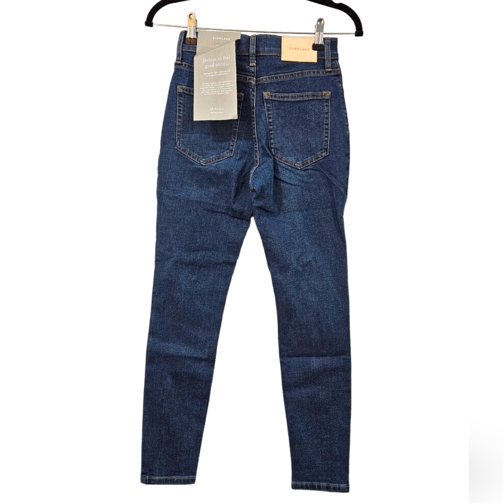 NWT Everlane The Authentic Stretch High-Rise Skinny Size 24 Ankle - Picture 10 of 11